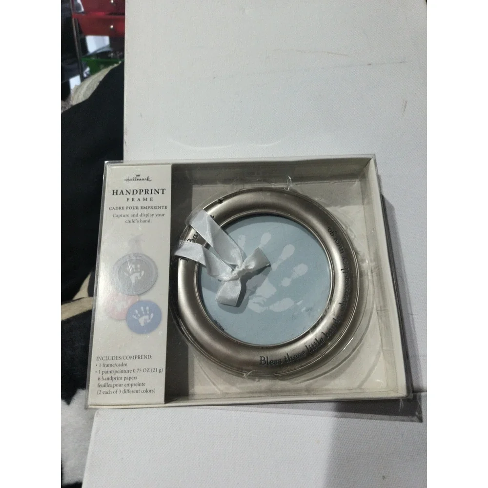 NEW IN BOX HALLMARK MY BAPTISM HANDPRINT FRAME BABY Complete Kit